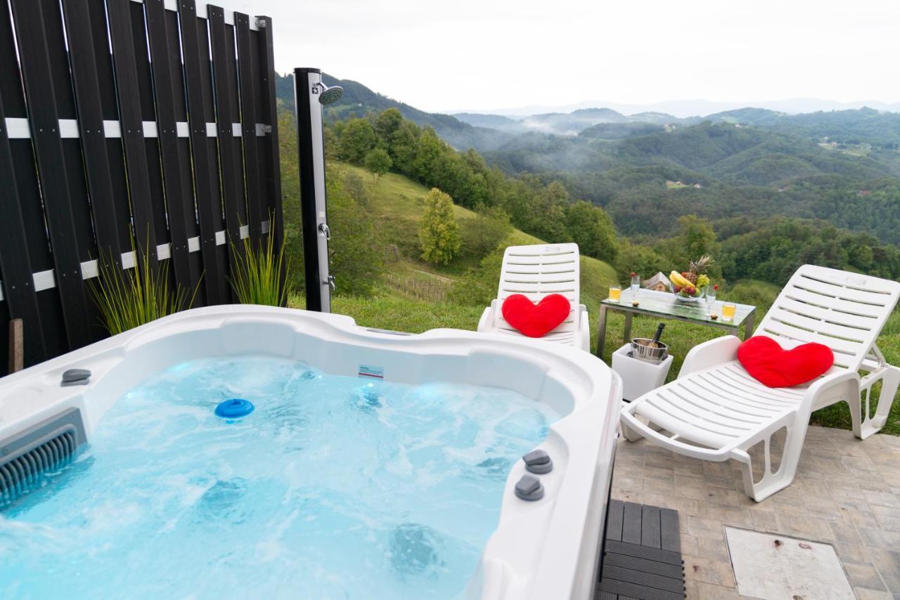 Tanja S Holiday Home In Nature With Sauna And Hot Tub Gorica pri Slivnici Exteriér fotografie